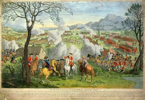 Slag bij Culloden door Unknown artist