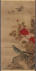 Vogels en bloemen