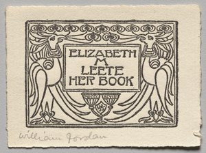 Boekplaat: Elizabeth M. Leete