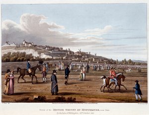 Britse troepen bij Montmartre - in 