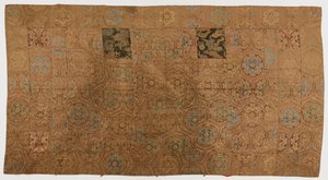 Brocade, Zijde. Een Boeddhistische Monnikspij, Gemaakt van Lapjes: Kesa