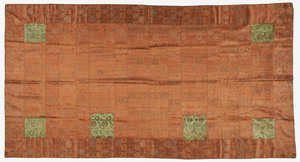 Brocade, zijde. Een boeddhistische monnikspij, gepatcht; kesa door Unknown artist