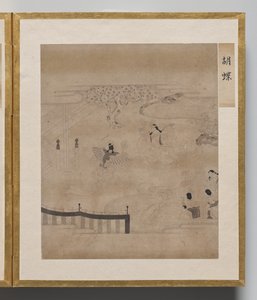 Vlinders uit Album van Illustraties voor het Verhaal van Genji door Unknown artist