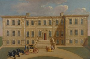 Calke Hall, Derbyshire, het huis van Sir Henry Harpur, Bt. door Unknown artist