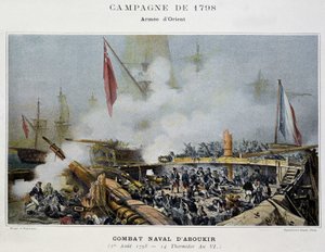 Campagne (Expeditie) van Egypte (1798-1801): de Slag bij Aboukir - in 