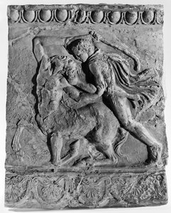 "Campana Reliëf van Theseus die een Centaur doodt door Unknown artist