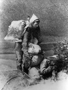 Canada: Het leven van de trapper, ontwaken onder de sneeuw - BN Montreal door Unknown artist