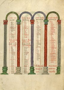 Pagina Canon-tabel door Unknown artist