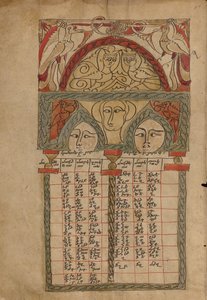 Pagina Canon-tabel door Unknown artist