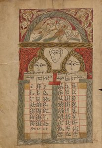Pagina Canon-tabel door Unknown artist