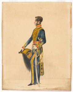 Kapitein William Brett, Bombay Horse Artillery door Unknown artist