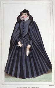 Catherine de Medici (Caterina de Medici) (1519-1589). Koningin van Frankrijk door Unknown artist