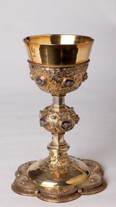 Kelk genaamd (Cotrel). Goudsmeedwerk, ca.1604 door Unknown artist