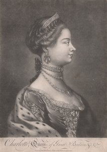 Charlotte, Koningin van Groot-Brittannië door Unknown artist