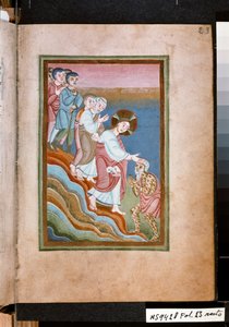 Christus geneest een melaatse, ca. 1035 door Unknown artist
