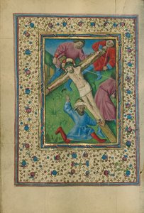 Christus aan het kruis genageld