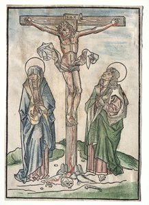 Christus aan het kruis door Unknown artist