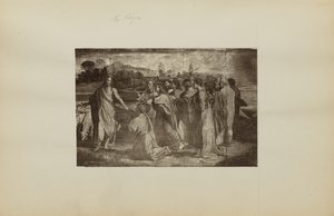 ["Opdracht van Christus aan Petrus (Matteüs 16:18-19, Johannes 21:15-17)" door Rafaël]