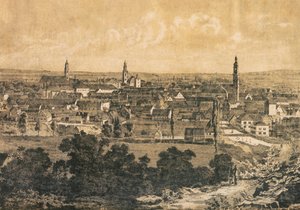 Stad Erlangen, Beieren, Duitsland