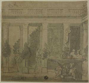 Klassieke Interieur Scène door Unknown artist
