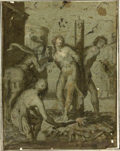 Clorinda redt Olindo en Sophronia door Unknown artist