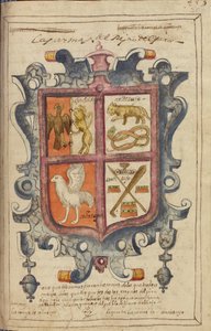 Wapen van het Koninkrijk Peru door Unknown artist