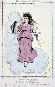 Koffiebelasting - tekening door Unknown artist