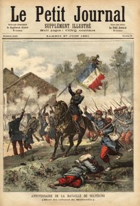 Herdenking van de Slag bij Solferino, 24 juni door Unknown artist
