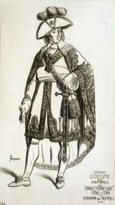 Kostuum van de leden van de Uitvoerende Raad door Unknown artist