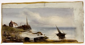Huisje aan de kust