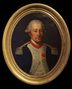 Graaf Laurent de Migot, luitenant-kolonel van het regiment van Artois draken, eind 18e eeuw door Unknown artist