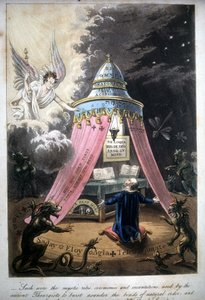Magische ceremonie. Boek uit 1825. Bibl. Morando, Milaan.
