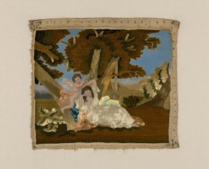 Cupido en Psyche door Unknown artist