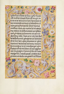 Versierde tekstpagina door Unknown artist
