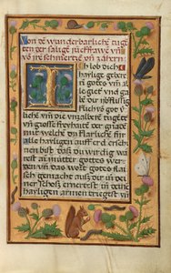 Versierde tekstpagina door Unknown artist