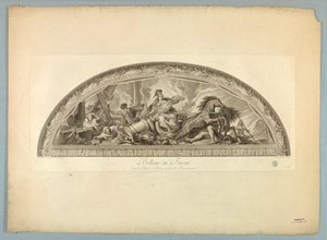Decoraties door Lebrun en Mignard in het Paleis van Versailles