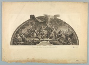Decoraties door Lebrun en Mignard in het Paleis van Versailles door Unknown artist