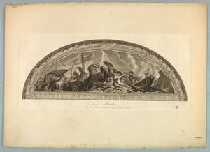 Decoraties door Lebrun en Mignard in het Paleis van Versailles door Unknown artist
