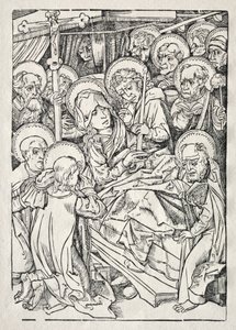 De dood van Maria door Unknown artist