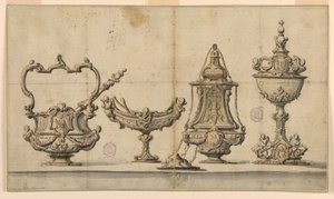 Ontwerp voor Kerkelijke Gereedschappen door Unknown artist