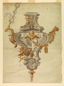 Ontwerp voor een wierookvat door Unknown artist