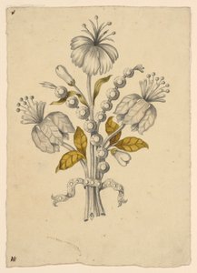 Ontwerp voor een corsage door Unknown artist