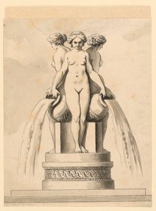 Ontwerp voor een Fontein door Unknown artist