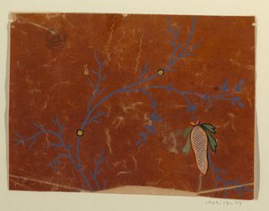 Ontwerp voor een geweven stof, fragment door Unknown artist