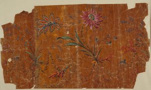 Ontwerp voor een geweven horizontale rand door Unknown artist