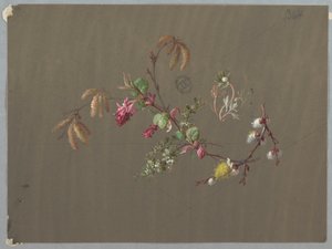 Ontwerpen voor Behang en Textiel: Bloemen door Unknown artist