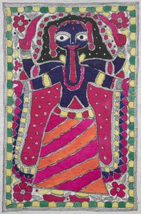 Devotioneel schilderij (vrouwelijk figuur)