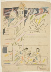 Dhanasri Ragini door Unknown artist