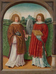 Stefanus en Florian () door Unknown artist