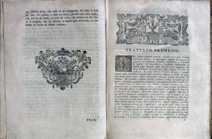 Dubbele pagina uit een muziektraktaat door Giuseppe Tartini door Unknown artist